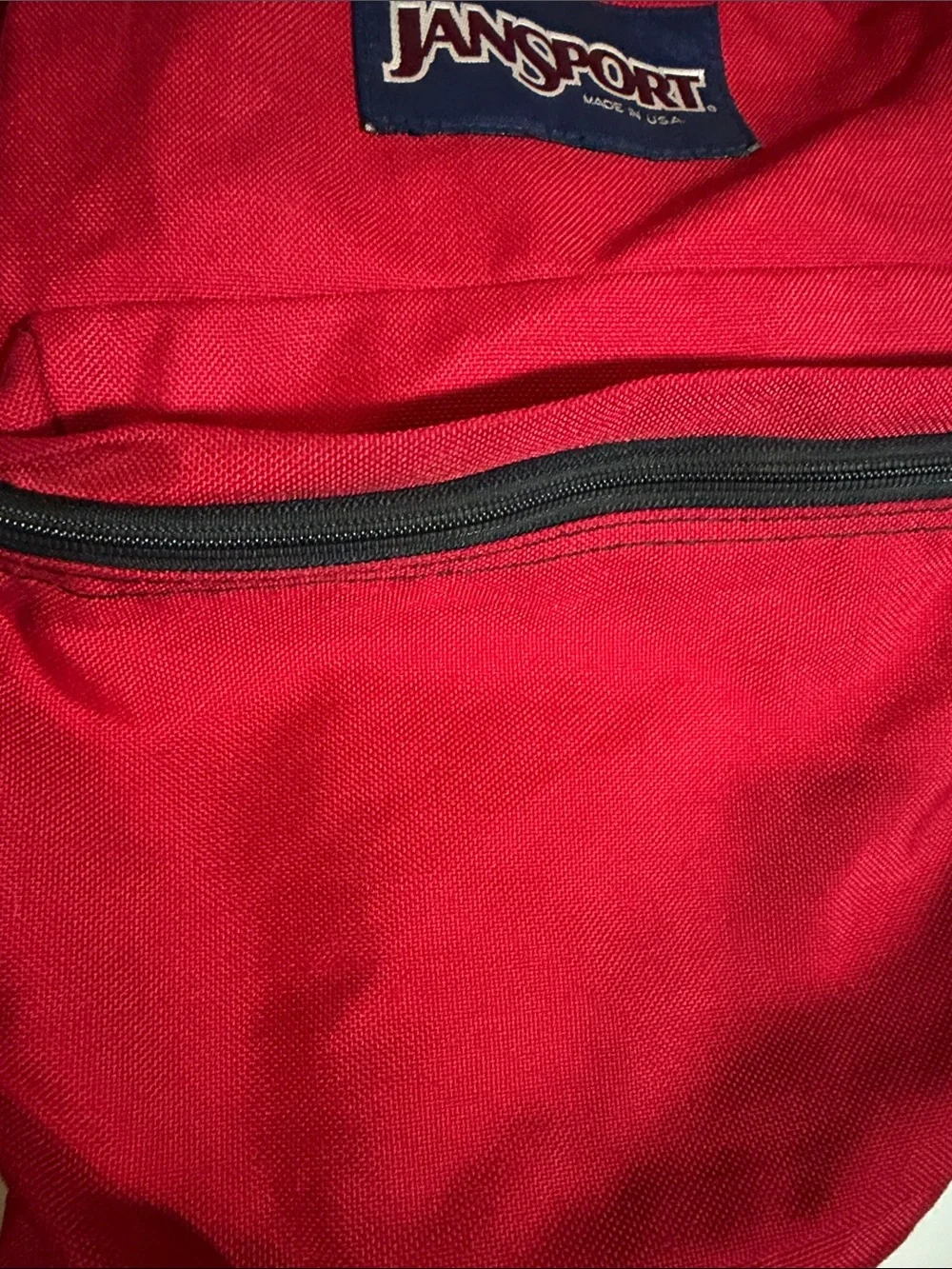 Vintage Jansport 1990s Red Backpack Bookbag
